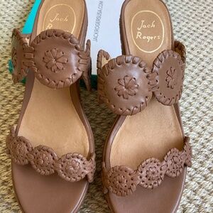 NIB Jack Rogers Navajo Wedge Sandals 7.5